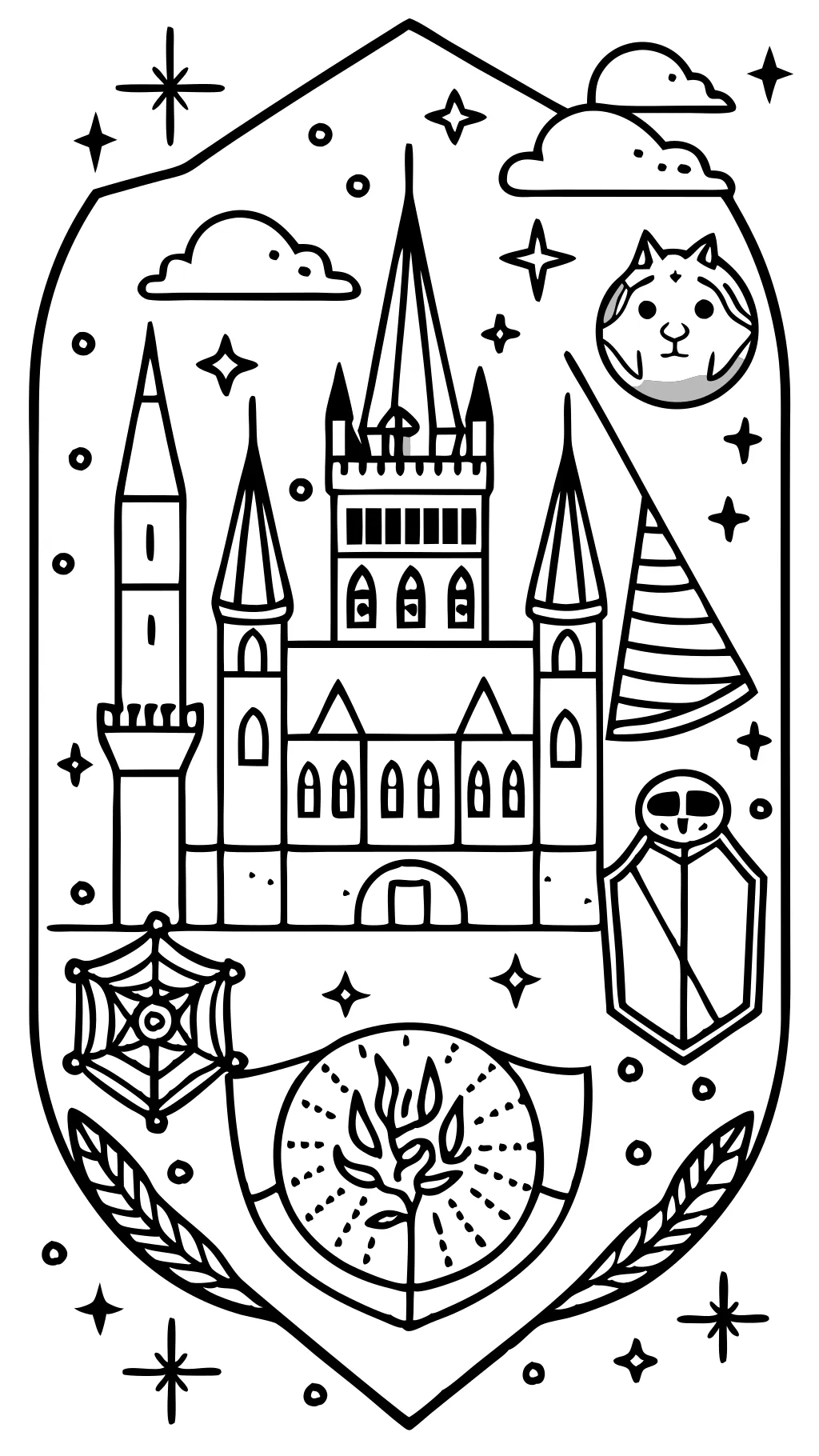 Páginas para colorear Harry Potter